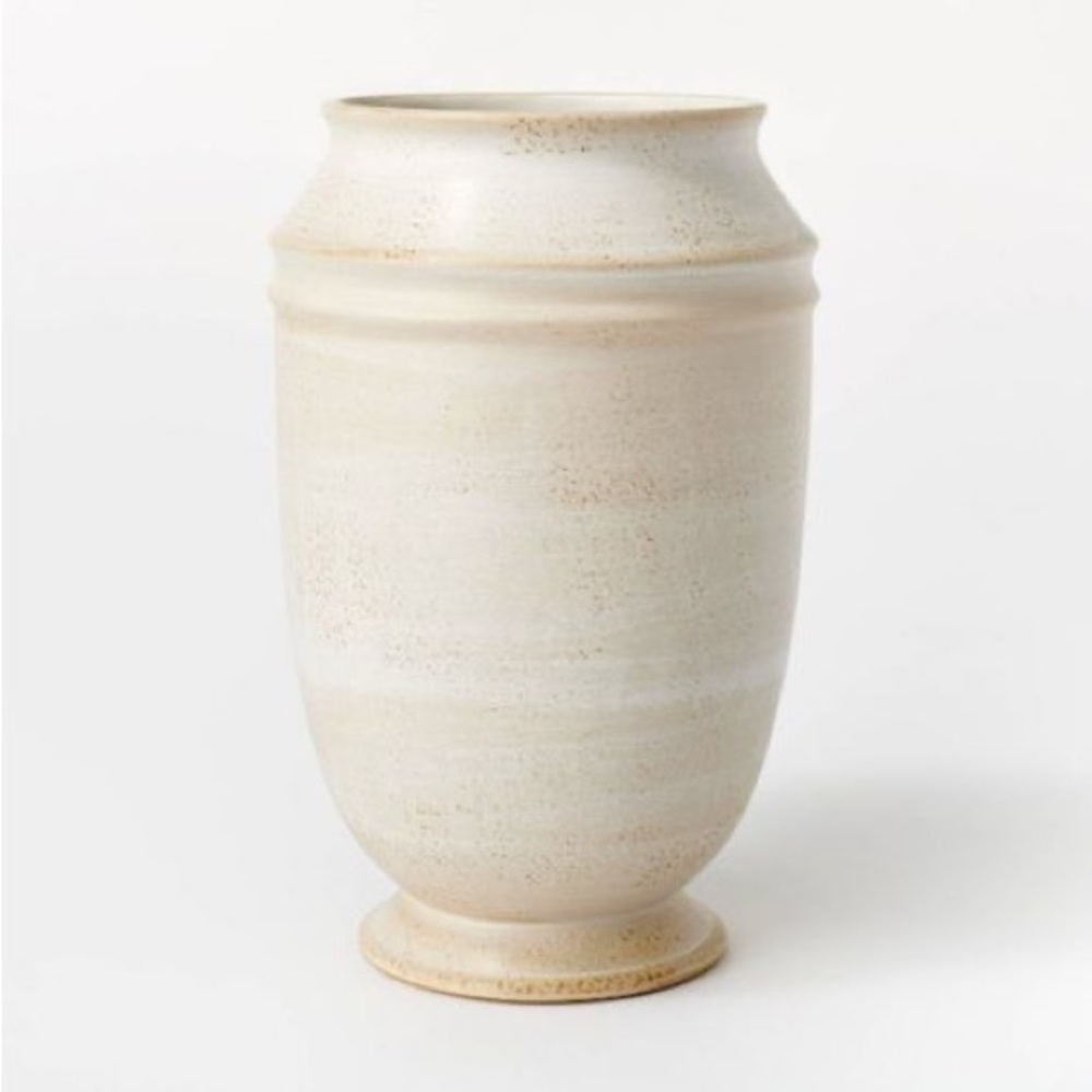 Studio McGee Cream Ceramic Vase